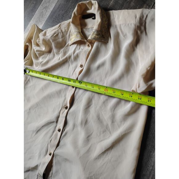 Jerri Sherman Collection Women's Size 6 100% Silk Blouse - Vintage - Picture 7 of 8